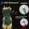 25 ft 50-Count Warm White LED Christmas Lights – Commercial Grade Outdoor Waterproof, Green Wire, UL Listed, Xmas Tree & Holiday Decoration Lights (Warm White)